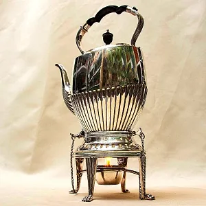 Бульотка - Чайник - Запарник, SHEFFIELD Англия Silverplate, начало ХХ века.