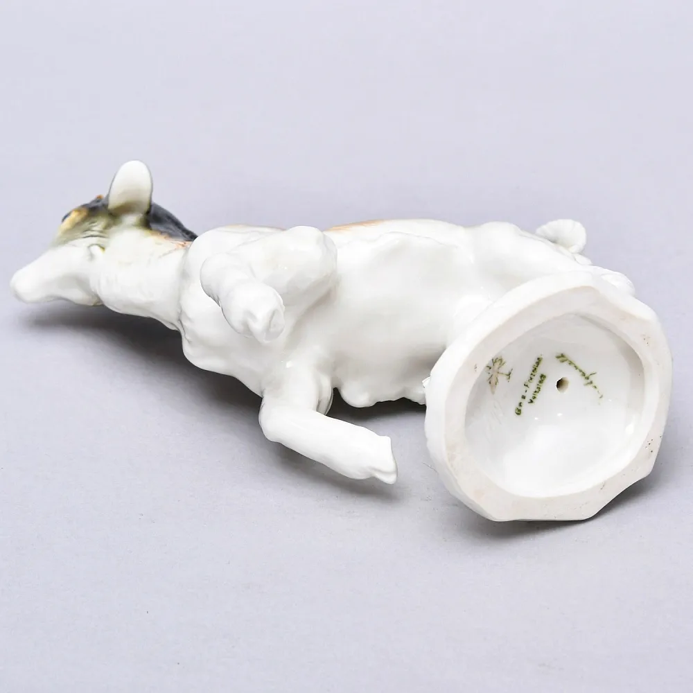 Коллекционная Фарфоровая статуэтка «Козленок», Karl Ens Германия, первая половина ХХ века.
