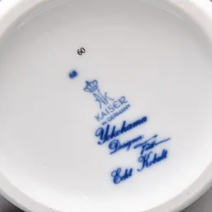 Коллекционные Парные Вазы на подставках из серии «Yokohama» H - 38 см., Фарфор KAISER, Германия.