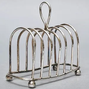 Сервировочная Металлическая Подставка для Тостов, SHEFFIELD Англия - середина ХХ века.