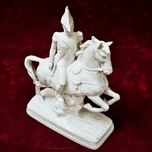 Коллекционная Статуэтка «Людовик Бонапарт на коне» Фарфор Scheibe - Alsbach Германия -1952-1972 г.