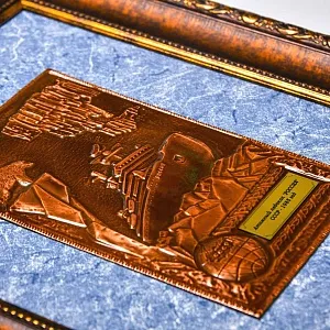 Настенное Панно - Картина - Барельеф «Атомный ледокол Россия» СССР - 1985 год.