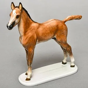 Коллекционная Фарфоровая статуэтка «Жеребенок», Rosenthal Германия - 1940 год. 