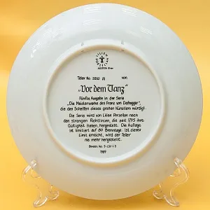 Коллекционная Тарелка «ТАНЦЫ» Фарфор, Lilien Porzallan, Австрия -1989 год.