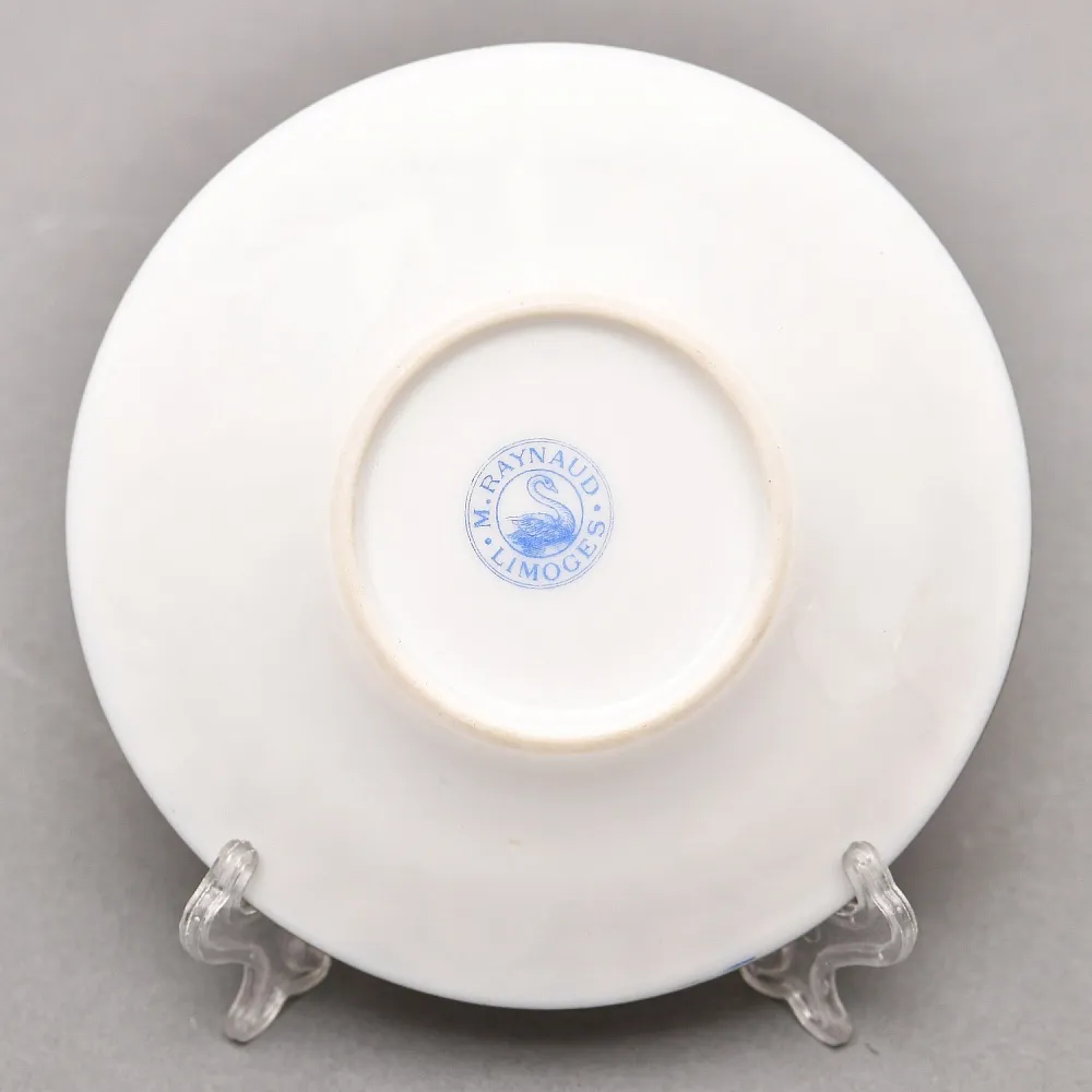 Коллекционная Кофейная пара «Цветочный калейдоскоп», Фарфор Raynaud & C., Limoges Франция.