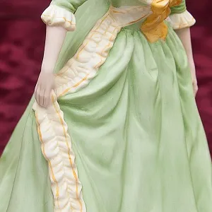 Фарфоровая статуэтка Королева «МАРИЯ АНТУАНЕТТА», Franklin Porcelain, США 1982 год - Н-21,5 см.