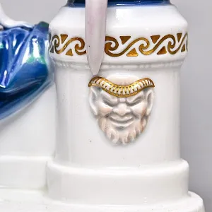 Антикварная Фарфоровая статуэтка «Обнаженная девушка и попугай», ROSENTHAL Германия - 1924 год.