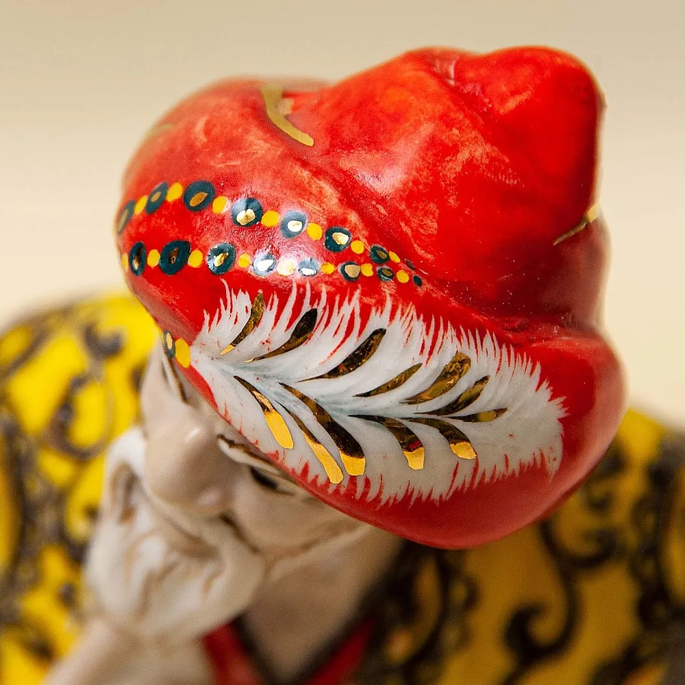 Авторская Коллекционная Фарфоровая Статуэтка «Старик Хаттабыч», Россия.