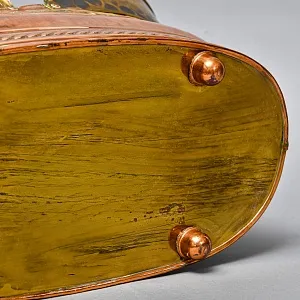 Медный -Латунный Зольник - Кашпо «Цветочная Корзинка». Англия первая половина ХХ века!