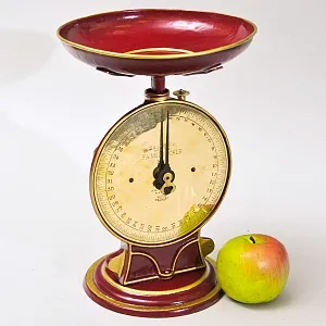 Антикварные Кухонные Механические Весы Повышенной точности, SALTER'S Англия конец ХIХ века.