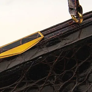 Дамская Сумка из Натуральной Крокодиловой Кожи Западная Германия 50-гг.