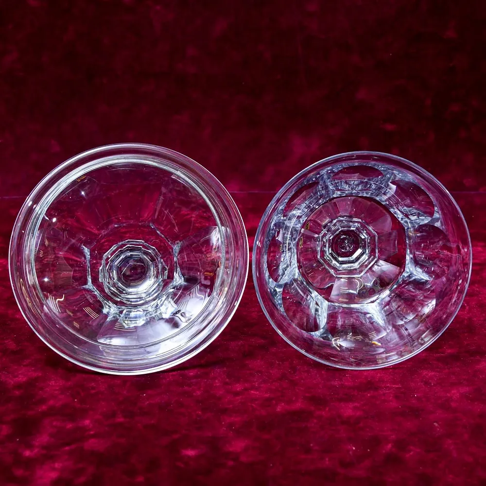 Хрустальная Ваза - Конфетница с крышкой на ножке, VAL SAINT LAMBERT Бельгия.