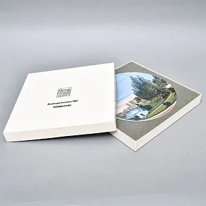 Редкость! Коллекционная Фарфоровая Тарелка - Блюдо «Дворцовый парк -1816 года», Германия -1987 г.