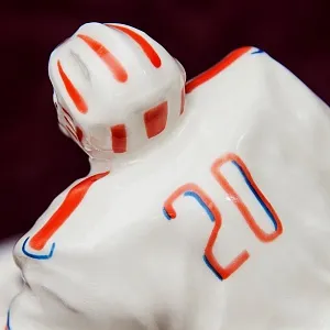 Коллекционная Фарфоровая Статуэтка «Вратарь - Хоккей - Спорт» Россия.