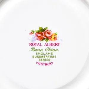 Коллекционная Фарфоровая Чайная пара «WESTBURY», ROYAL ALBERT Англия, вторая половина ХХ века.