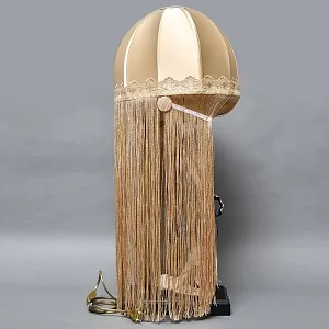 Настольная Электрическая Лампа - Светильник «Дама с Павлином», FLORENCE Италия -1987 год.