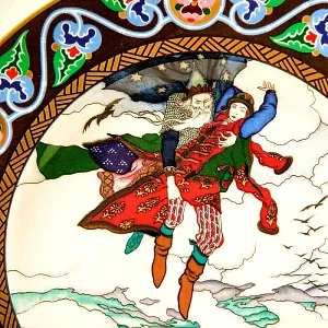 «Марья Моревна» - Коллекционная Тарелка «Русские Сказки»  Фарфор, Villeroy&Boch Германия -1990 год.