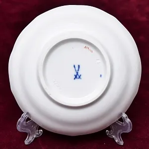 Коллекционая Кофейная пара «Цветочная россыпь», Фарфор MEISSEN / МЕЙСЕН Германия.