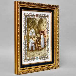 Редкость! Фарфоровая Картина - Пласт «Художник - Мастер-переписчик», DÉCORS DE PARIS Франция.