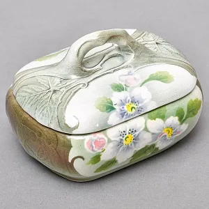 Фаянсовый Набор для Умывания «Яблоневый цвет», K&G Luneville Франция, 1900 - 1920 годы.