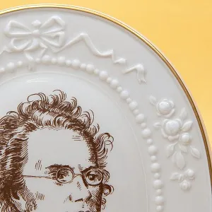 Фарфоровое Панно - Плакетка «Франц Петер Шуберт» MEISSEN / МЕЙСЕН, Германия -1978 год.