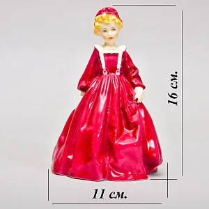 Коллекционная Фарфоровая статуэтка «Бабушкино платье», Royal Worcester Англия.