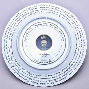 Коллекционная Тарелка - Блюдо «ТИХАЯ НОЧЬ» Фарфор, VERSACE, Rosenthal Германия -1999 год.