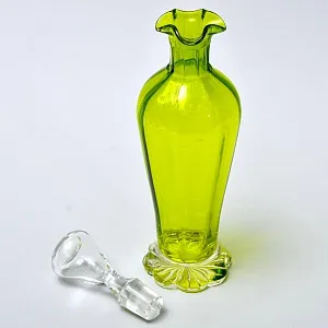 Антикварный Набор Хрустальный Графин и  6 -ть Бокалов для Вина, Val Saint Lambert, Бельгия 30 -е годы ХХ века. 