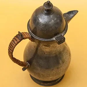 Небольшого размера Антикварный Оловянный Кофейник на 0,6 литра. Бельгия, ХIХ век.