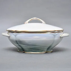 Столовый Фарфоровый сервиз «Охота» на 12 персон, Kaestner Saxonia Германия, первая половина ХХ века.