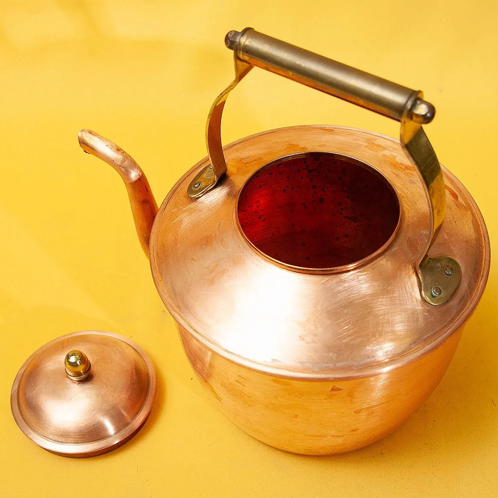 Винтажный Медный Чайник на 3 литра. Франция середина ХХ века.