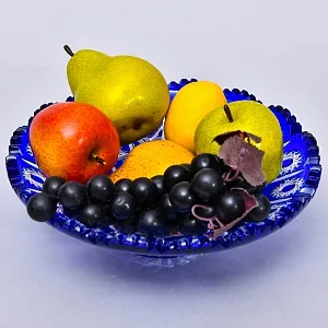 Хрустальная Ваза - Конфетница - Блюдо JOSKA BODENMAIS Германия D-25 см., конец 60-х гг.