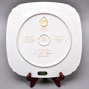  Коллекционная Тарелка - Настенное Блюдо «Времена года. Зима», Фарфор Hutschenreuther Германия - 1978 год.