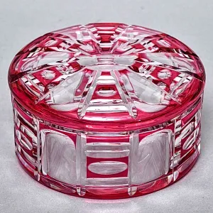 Шкатулка - Конфетница - Орешница Хрусталь VAL SAINT LAMBERT (Вал Сант Ламберт) Бельгия.