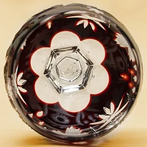 Шесть Бокалов из Цветного Хрусталя «Виноград», NACHTMANN Германия, 60 -е годы ХХ века.