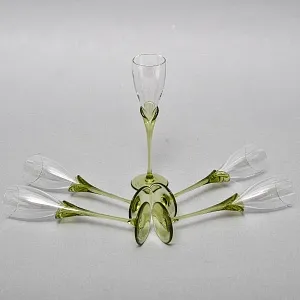 Рюмки из коллекции «Papyrus» - 5 шт., Хрусталь Rosenthal Studio Line, Германия - 1960 -1969 годы.