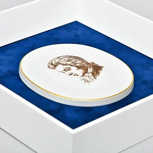 Картина - Панно - Фарфоровая Плакетка «Моцарт», MEISSEN Германия - 1978 год.