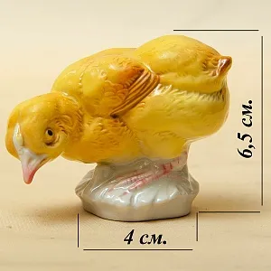 Коллекционная Фарфоровая статуэтка «Цыплёнок», Карл Энс / Karl Ens, Германия, 50-е гг.
