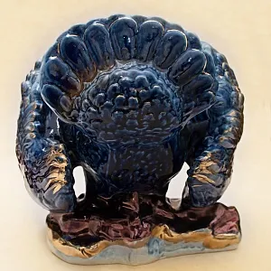 Большая Коллекционная Фарфоровая статуэтка «Птица - Дрофа», СССР Дулево -1956 год.