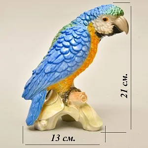 Коллекционная Фарфоровая статуэтка «ПТИЦА - ПОПУГАЙ», Goebel Германия, 1964 - 1972 годы.