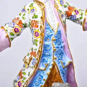 Редкость! Коллекционная Фарфоровая статуэтка «ПОРТРЕТ», Edme Samson et Cie Франция, 1940 - 1969 годы. 