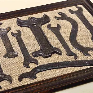 Коллекционное Панно - Картина «Старинные Антикварные Инструменты», Россия XIX век.