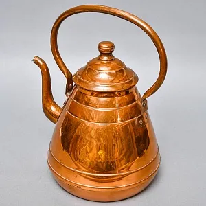 Большой Винтажный Медный Чайник на 6,5 литров, MECAP Бельгия середина ХХ века!