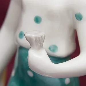 РЕДКОСТЬ!! Фарфоровая Статуэтка «Бадминтонистка», ЛФЗ СССР - 1955 год.