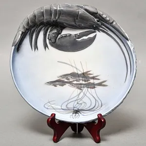 Коллекционное Блюдо для морепродуктов «ОМАР», Фарфор Royal Copenhagen Дания, 1969 - 1974 год. 