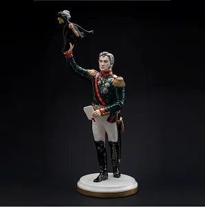 Коллекционная Авторская Статуэтка «Генералы Отечественной Войны 1812 года - Тормасов А.П.», фарфор, Россия.