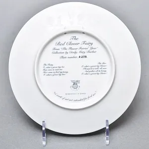 Коллекционная Фарфоровая Тарелка - Блюдо «Фея Клевера», Wedgwood Англия - 1989 год. 