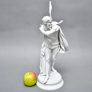  Редкая! Большая Фарфоровая статуэтка «МЕФИСТОФЕЛЬ», Scheibe-Alsbach Германия. 