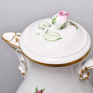 Фарфоровый Чайный Сервиз «РОЗА Мейсена» на 6-ть персон, MEISSEN / МЕЙСЕН Германия. 