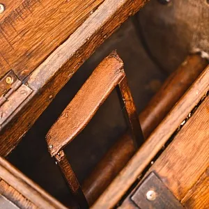 Старинная Антикварная Деревянная Маслобойка, Франция начало ХХ века.